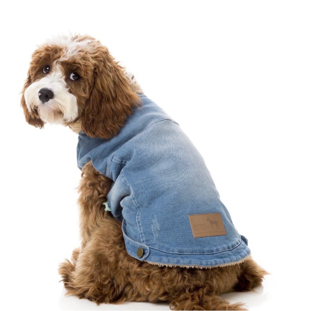 FUZZYARD Blue Denim Dog Jacket